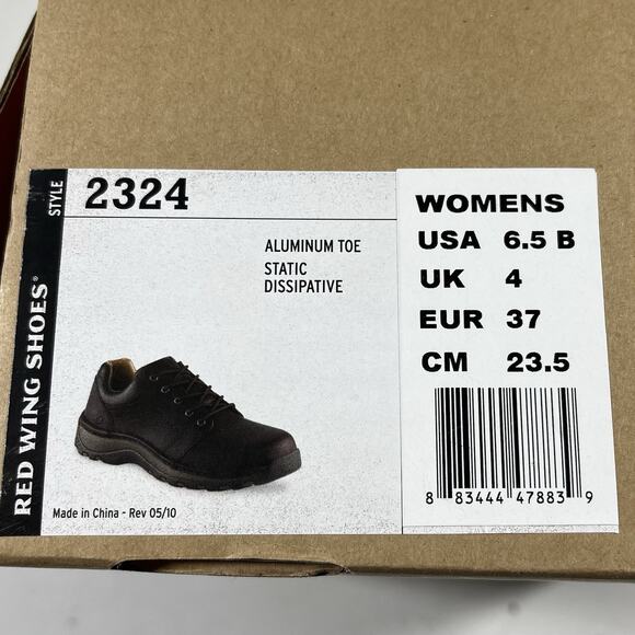 Red Wing 2324 Womens 6.5 B Aluminum Toe Static Dissipative Work Shoes NIB main image 10